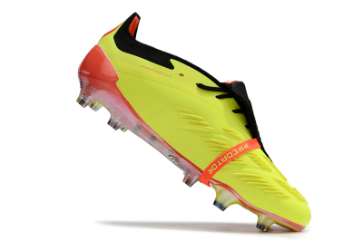 Adidas Predator Elite Foldover Tongue FG Low-Tops Football Boots - Yellow/Black/Orange