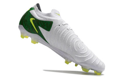 Nike Phantom Luna Elite NU FG Low-Tops Football Boots - White/Green/Yellow