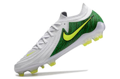 Nike Phantom Luna Elite NU FG Low-Tops Football Boots - White/Green/Yellow