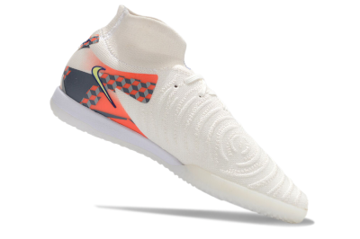 Nike Phantom Luna Elite NU IC High-Tops Football Shoes - White/Yellow/Blue/Orange