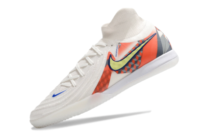 Nike Phantom Luna Elite NU IC High-Tops Football Shoes - White/Yellow/Blue/Orange