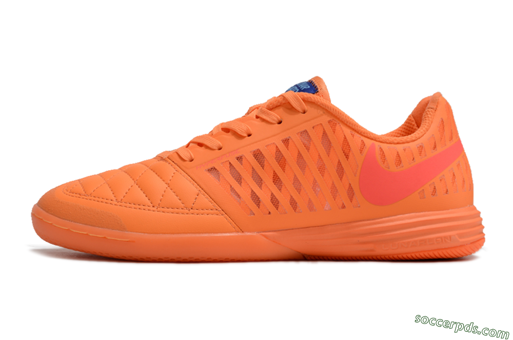 Nike Lunar Gato 2 IC Low-Tops Football Shoes - Orange/Black/Red 2