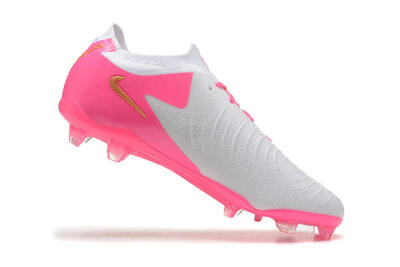 Nike Phantom Luna Elite NU FG Low-Tops Football Boots - White/Pink/Gold