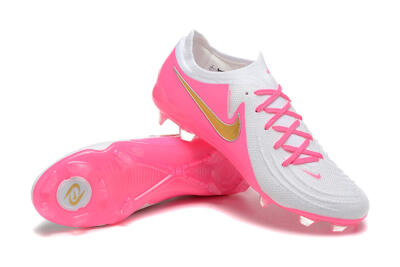 Nike Phantom Luna Elite NU FG Low-Tops Football Boots - White/Pink/Gold