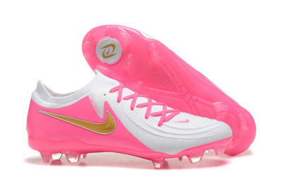 Nike Phantom Luna Elite NU FG Low-Tops Football Boots - White/Pink/Gold