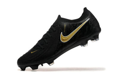 Nike Phantom Luna Elite NU FG Low-Tops Football Boots - Black/Gold