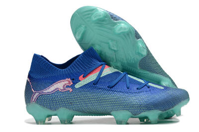 Puma Future Ultimate FG Low-Tops Football Boots - Jade/Blue/Red