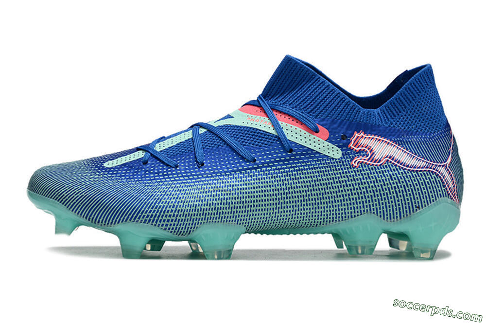 Puma Future Ultimate FG Low-Tops Football Boots - Jade/Blue/Red 2