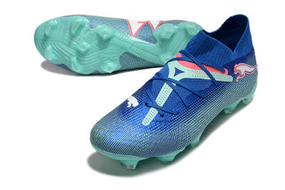 Puma Future Ultimate FG Low-Tops Football Boots - Jade/Blue/Red