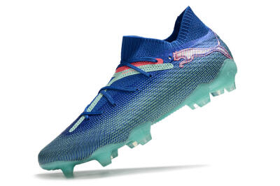 Puma Future Ultimate FG Low-Tops Football Boots - Jade/Blue/Red