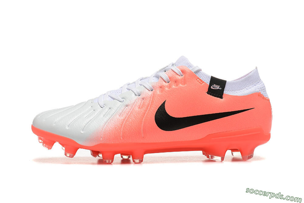 Nike Tiempo Legend 10 Elite FG Low-Tops Football Boots - White/Pink/Black 2