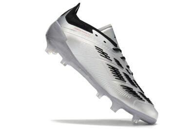 Adidas Predator Accuracy Elite FG Low-Tops Football Boots - Silver/Black