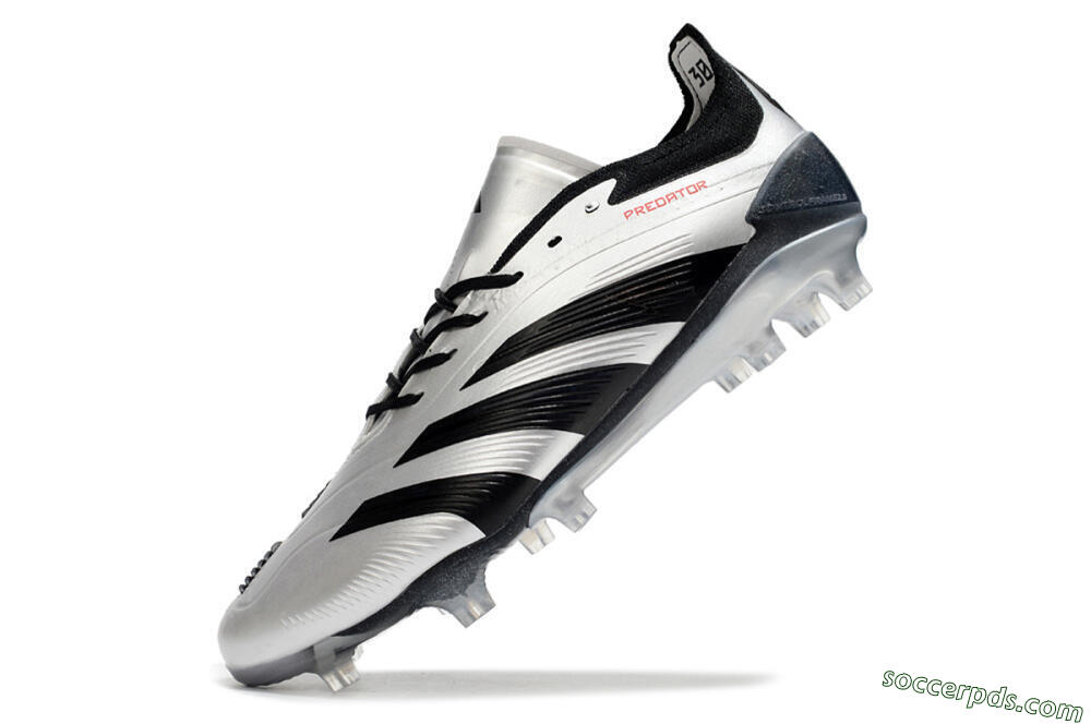 Adidas Predator Accuracy Elite FG Low-Tops Football Boots - Silver/Black 5