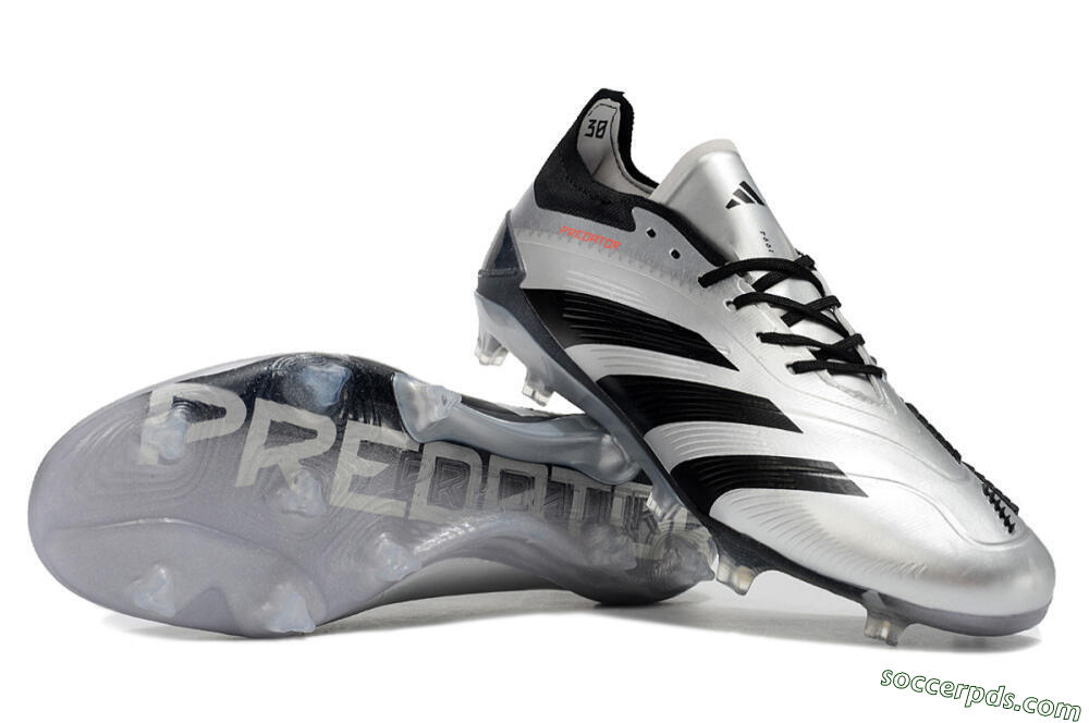 Adidas Predator Accuracy Elite FG Low-Tops Football Boots - Silver/Black 0
