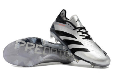 Adidas Predator Accuracy Elite FG Low-Tops Football Boots - Silver/Black