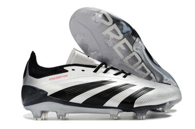 Adidas Predator Accuracy Elite FG Low-Tops Football Boots - Silver/Black
