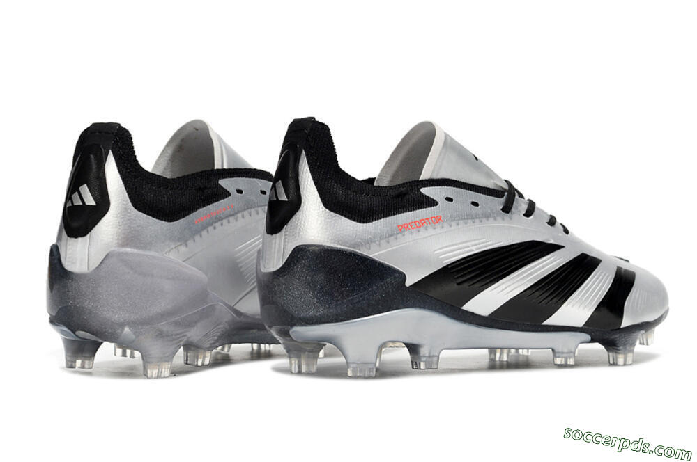Adidas Predator Accuracy Elite FG Low-Tops Football Boots - Silver/Black 6