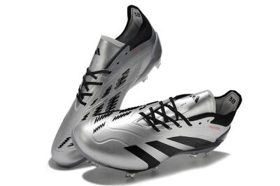 Adidas Predator Accuracy Elite FG Low-Tops Football Boots - Silver/Black