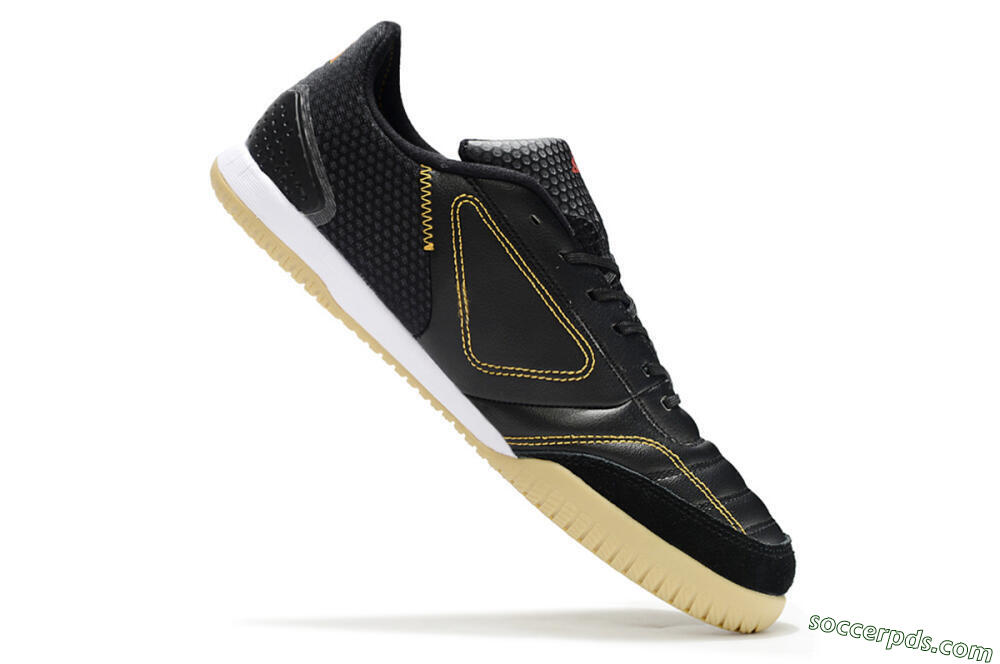 Adidas Top Sala FG Low-Tops Football Shoes - Black/Orange/Brown 4