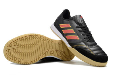 Adidas Top Sala FG Low-Tops Football Shoes - Black/Orange/Brown