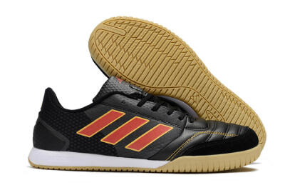 Adidas Top Sala FG Low-Tops Football Shoes - Black/Orange/Brown