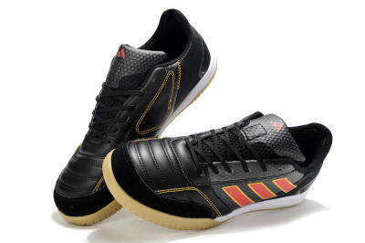 Adidas Top Sala FG Low-Tops Football Shoes - Black/Orange/Brown