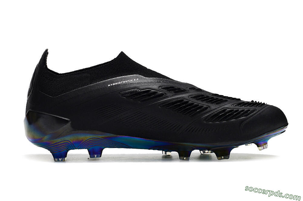 Adidas Predator Accuracy+ Laceless FG Low-Tops Football Boots - Black/Silver 5