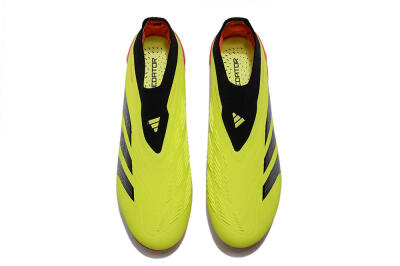 Adidas Predator Accuracy+ Laceless FG Low-Tops Football Boots - Yellow/Black/Grey