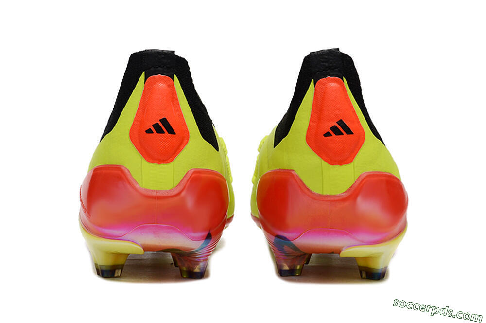 Adidas Predator Accuracy+ Laceless FG Low-Tops Football Boots - Yellow/Black/Grey 7