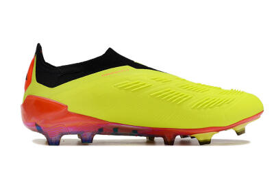 Adidas Predator Accuracy+ Laceless FG Low-Tops Football Boots - Yellow/Black/Grey