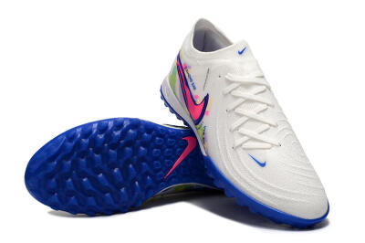 Nike Phantom Luna Elite TF Low-Tops Football Shoes - White/Blue/Pink/Yellow