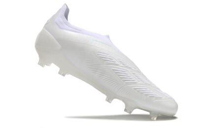 Adidas Predator Accuracy+ Laceless FG Low-Tops Football Boots - White/Blue