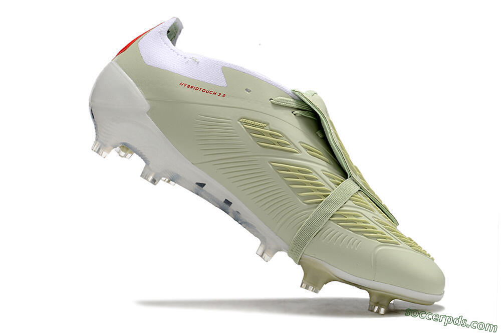 Adidas Predator Elite Foldover Tongue FG Low-Tops Football Boots - Beige/Black/White 4