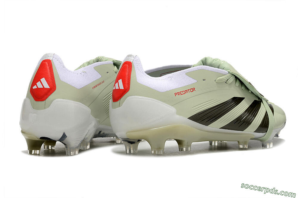 Adidas Predator Elite Foldover Tongue FG Low-Tops Football Boots - Beige/Black/White 6