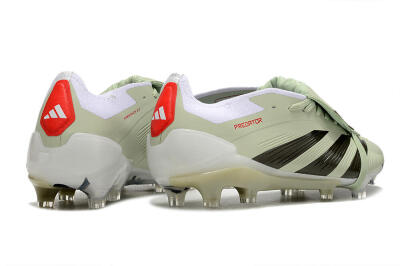 Adidas Predator Elite Foldover Tongue FG Low-Tops Football Boots - Beige/Black/White