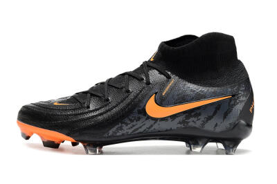 Nike Phantom Luna Elite FG High-Tops Football Boots - Black/Silver/Orange
