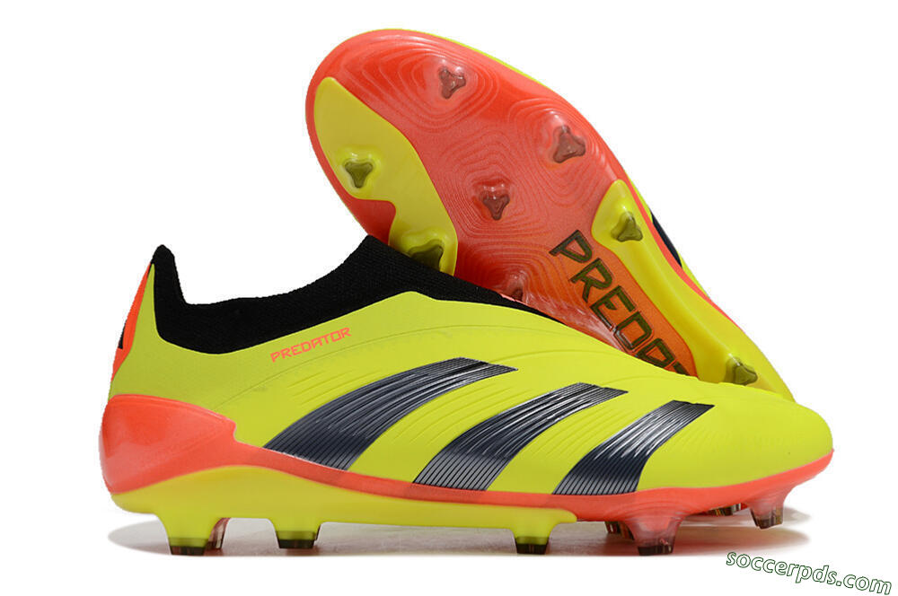 Adidas Predator Accuracy+ FG Low-Tops Football Boots - Yellow/Black/Red 1