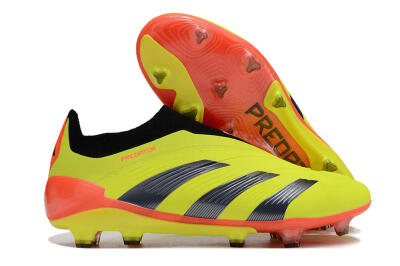 Adidas Predator Accuracy+ FG Low-Tops Football Boots - Yellow/Black/Red