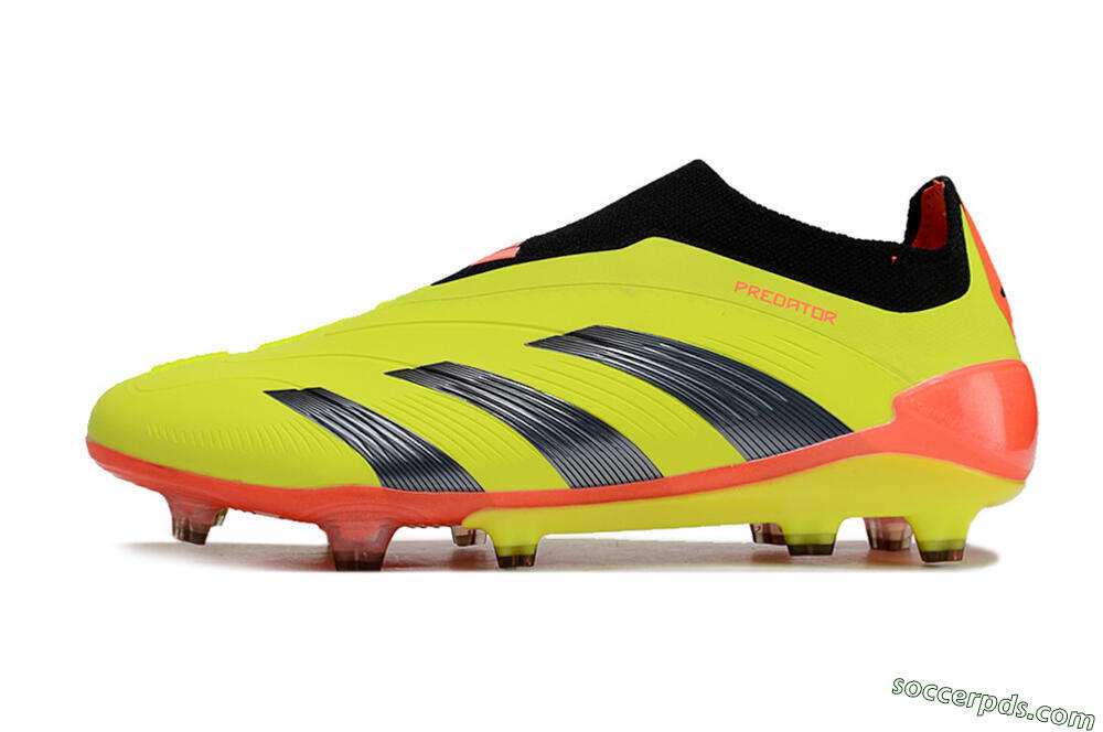 Adidas Predator Accuracy+ FG Low-Tops Football Boots - Yellow/Black/Red 2