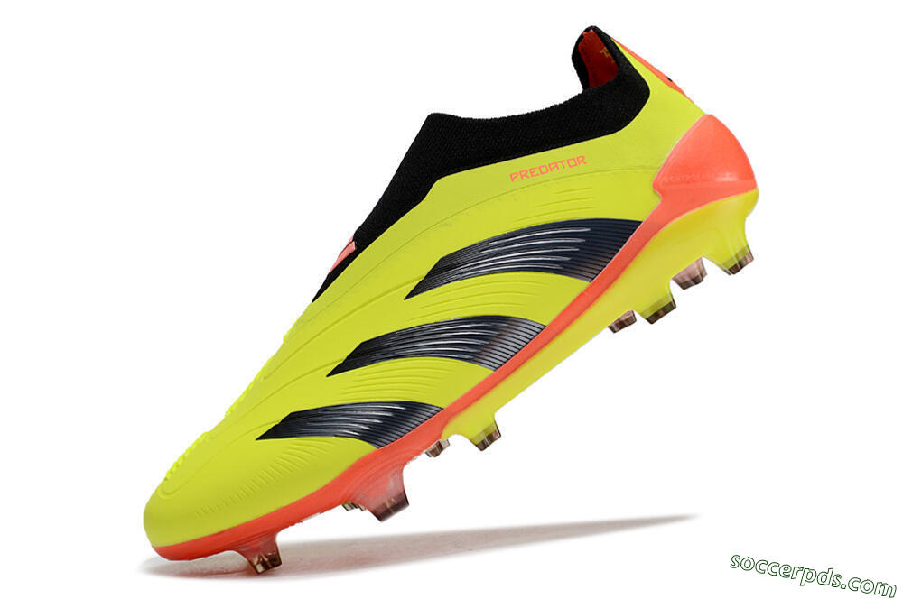 Adidas Predator Accuracy+ FG Low-Tops Football Boots - Yellow/Black/Red 5
