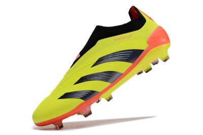 Adidas Predator Accuracy+ FG Low-Tops Football Boots - Yellow/Black/Red