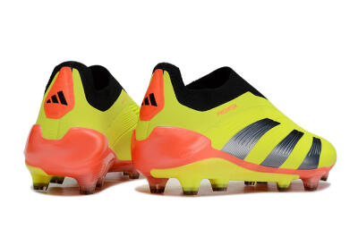 Adidas Predator Accuracy+ FG Low-Tops Football Boots - Yellow/Black/Red