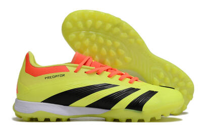 Adidas Predator 24 Elite TF Low-Tops Football Shoes - Yellow/Black/Red
