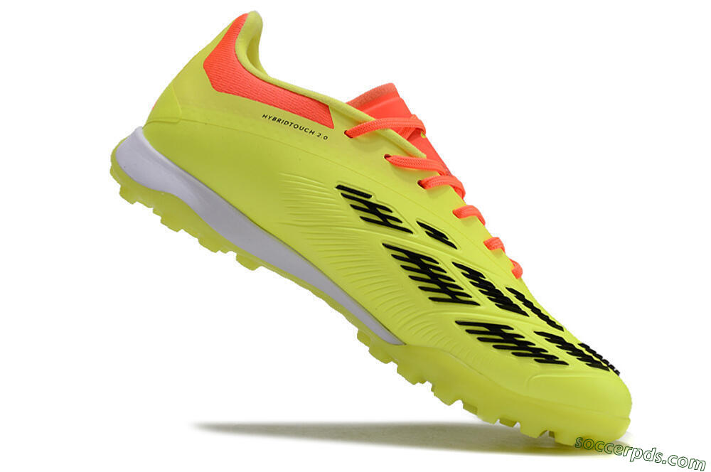 Adidas Predator 24 Elite TF Low-Tops Football Shoes - Yellow/Black/Red 4
