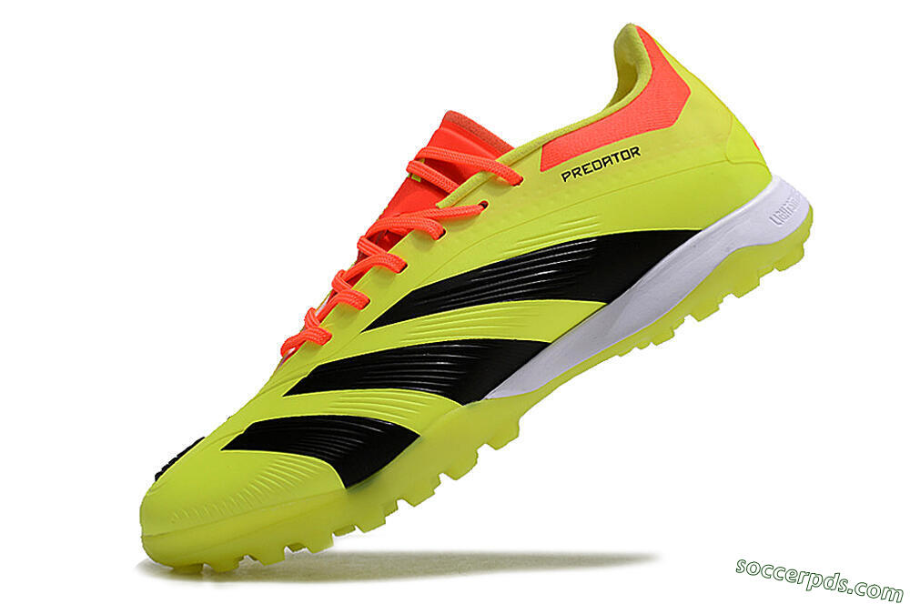Adidas Predator 24 Elite TF Low-Tops Football Shoes - Yellow/Black/Red 5