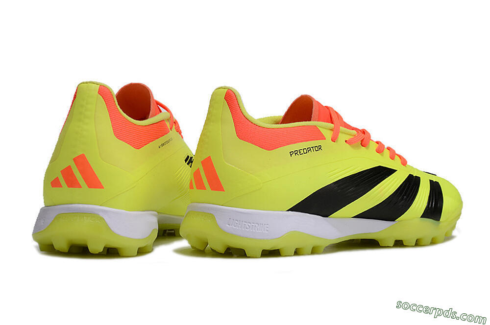 Adidas Predator 24 Elite TF Low-Tops Football Shoes - Yellow/Black/Red 6