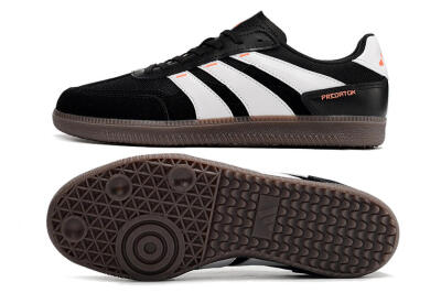 Adidas Predator 24 League IC Low-Tops Football Shoes - Black/White/Brown