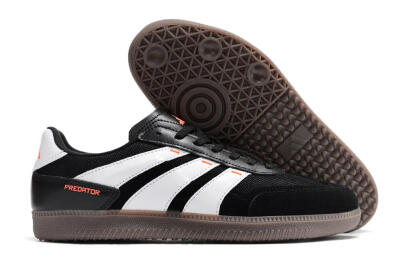 Adidas Predator 24 League IC Low-Tops Football Shoes - Black/White/Brown
