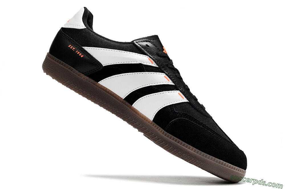 Adidas Predator 24 League IC Low-Tops Football Shoes - Black/White/Brown 4
