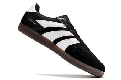 Adidas Predator 24 League IC Low-Tops Football Shoes - Black/White/Brown